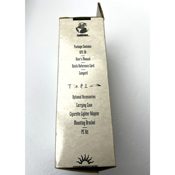 Garmin GPS 38 Handheld Navigator Tested Geocashing Hiking Hunting Complete Box - Picture 9 of 11